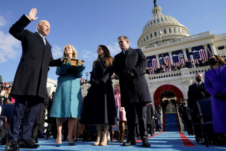 President Joe Biden took the oath of office on January 20, 2021 with the United States in full blown crisis mode after four years of Donald Trump, as it struggles to repel a ferocious pandemic and lift a sinking economy