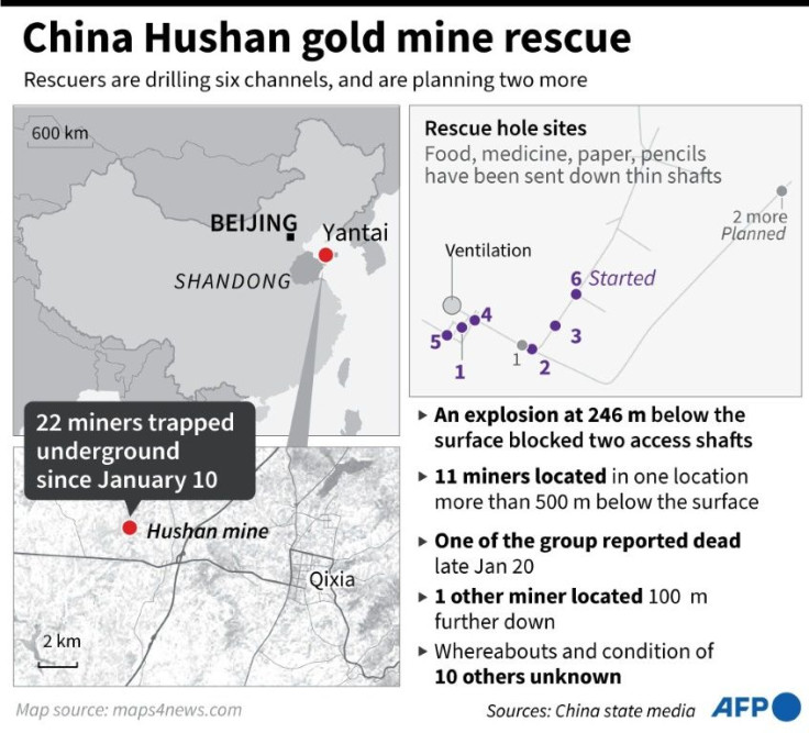 Factfile on the Chinese gold mine where 22 miners were trapped underground on January 10. One of them has been confirmed dead, 11 others have been contacted, and the whereabout of 10 remain unknown as of January 21.