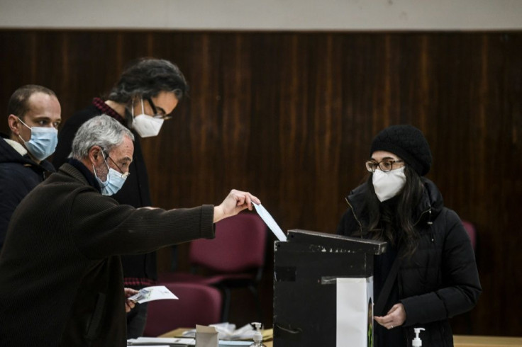 Portuguese voters had the option to vote early on Sunday to reduce infection risks at polling stations