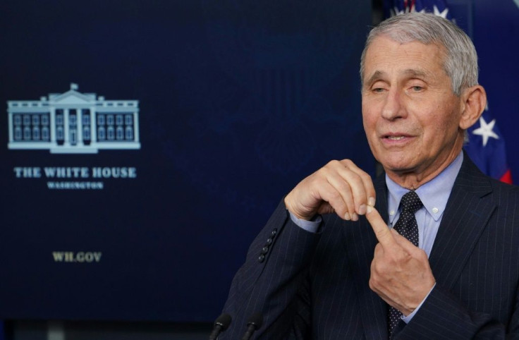 Top infectious disease adviser Anthony Fauci said he was optimistic about Joe Biden's goal of 100 million doses given within his first 100 days