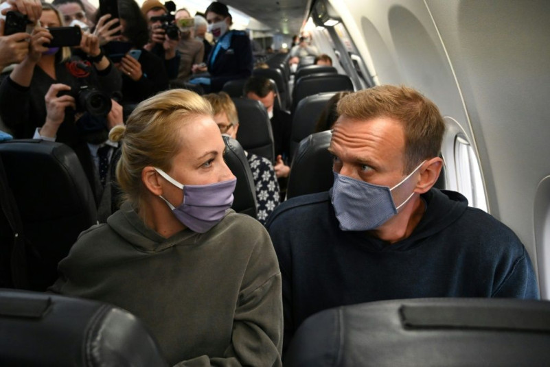 Alexei Navalny returned to Russia from Germany last week after recovering from being poisoned with the Novichok nerve agent