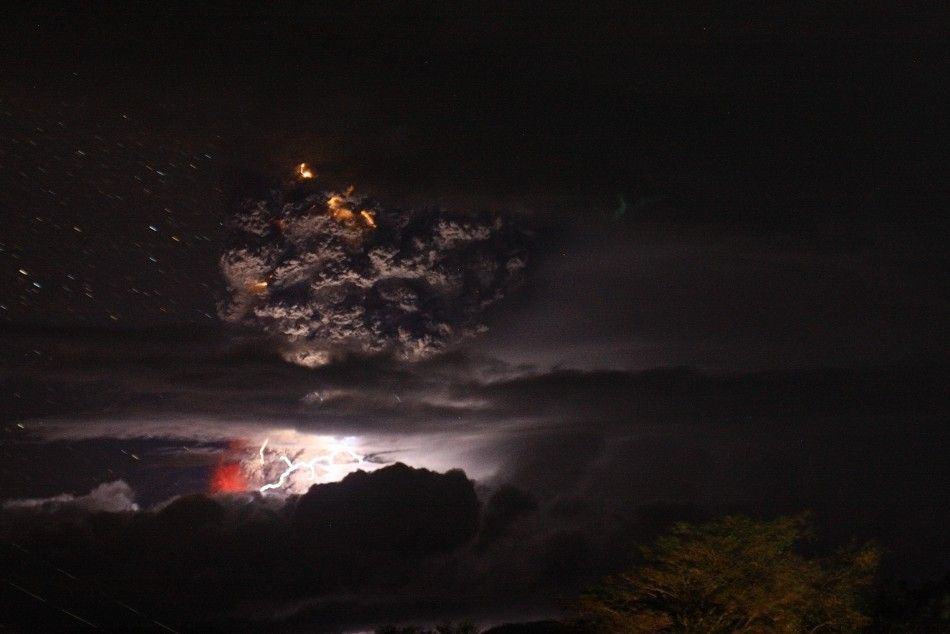 Chilean Volcano Erupts