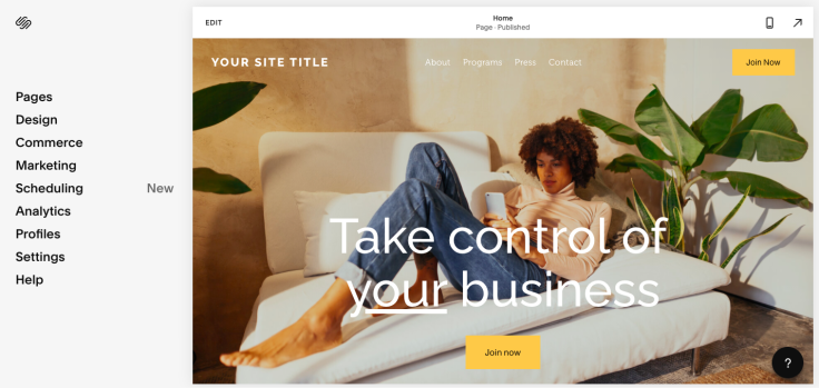 Squarespace Website Template
