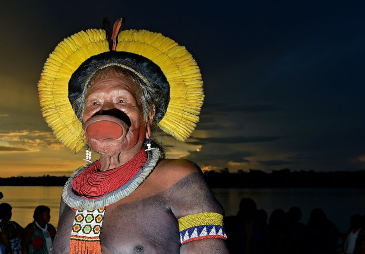 Brazilian Chief Raoni Metuktire says "the destruction of the Amazonian forest has accelerated without measure" under Bolsonaro