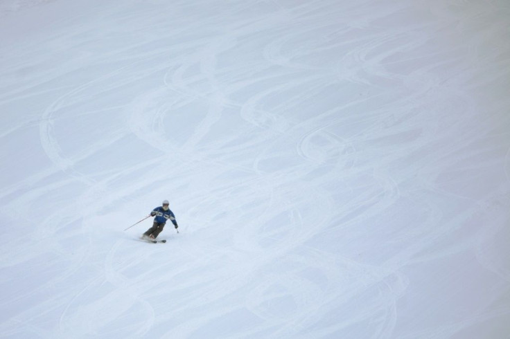 Some slopes are largely deserted because of the lack of foreign tourists