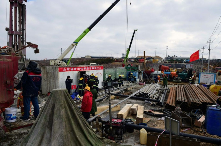 Rescuers in China are racing to try and recover miners trapped hundreds of metres underground