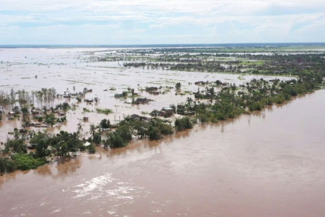 The storm flooded parts of central Mozambique, forcing thousands to flee their homes (picture: Unicef)
