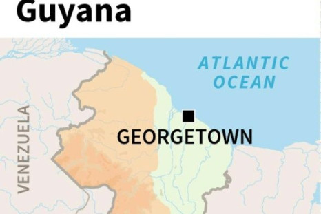 Map of Guyana and its disputed zones