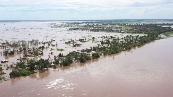 The storm flooded parts of central Mozambique, forcing thousands to flee their homes (picture: Unicef)