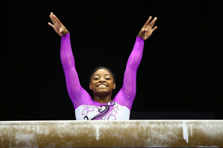 US gymnast Simone Biles says she is 'hoping the Olympics can be put on, even if it means we're in a bubble'