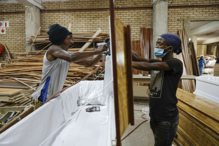 Enzo Wood is now working at maximum capacity, producing 300 coffins per day