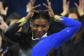 Nia Dennis has received praise for her "Black Excellence" floor routine on Saturday, Jan. 24. 