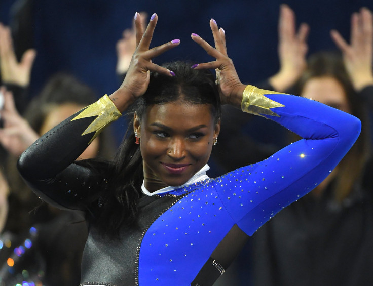 Nia Dennis has received praise for her "Black Excellence" floor routine on Saturday, Jan. 24. 