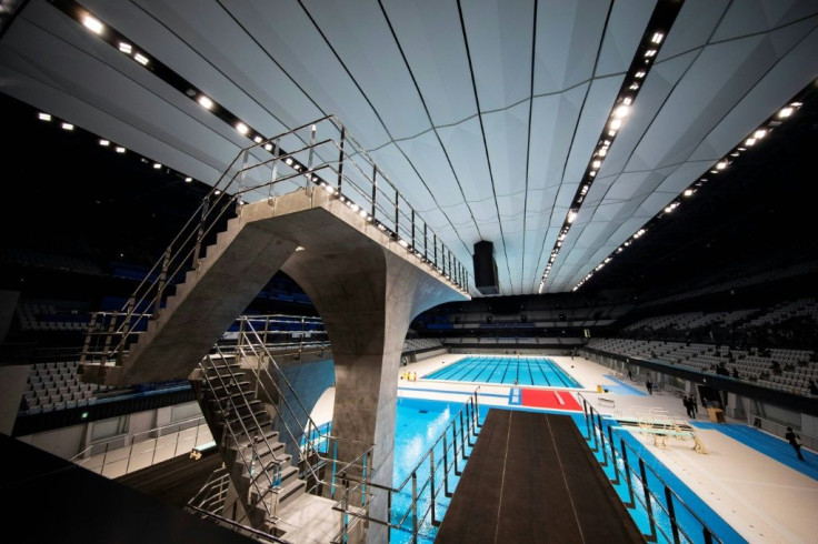 The artistic swimming test event was scheduled to be held at the Tokyo Aquatics Center from March 4-7, but could now be held in April or May, reports said