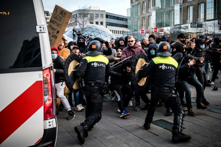 The rioters labelled scum by the government appear to be a diverse mix ranging from bored teenagers to hardcore Covid-19 conspiracy theorists