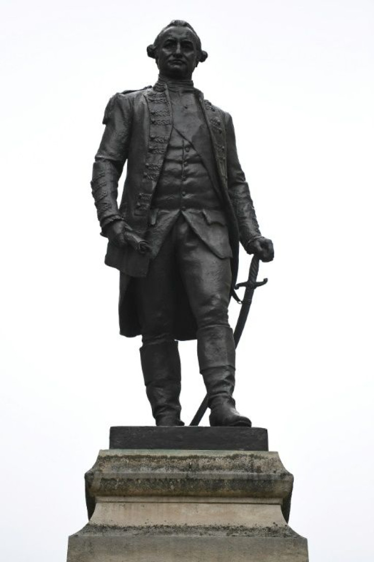 A statue of Robert Clive, better known as Clive of India, in central London