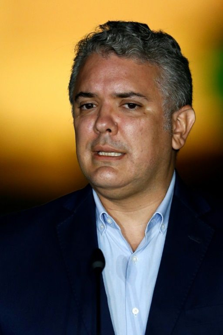 Colombian President Ivan Duque, pictured in November 2020, led a failed bid to modify the peace accords in 2018 to secure harsher penalties for former FARC fighters
