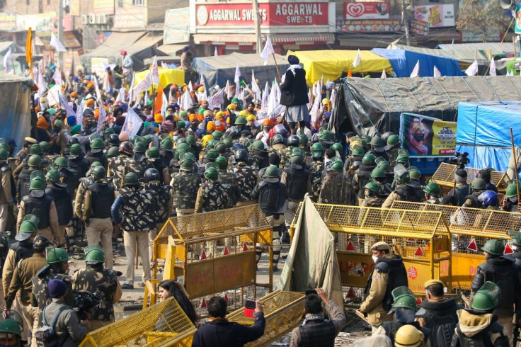 Thousands of extra police have been deployed in the capital and around the camps since the protests turned violent on Tuesday
