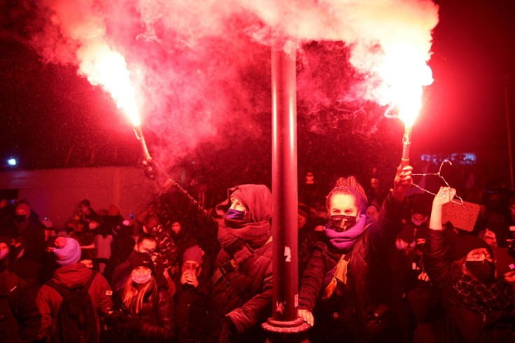 Protesters have erupted in Poland after the government implemented a court ruling that almost entirely bans abortions