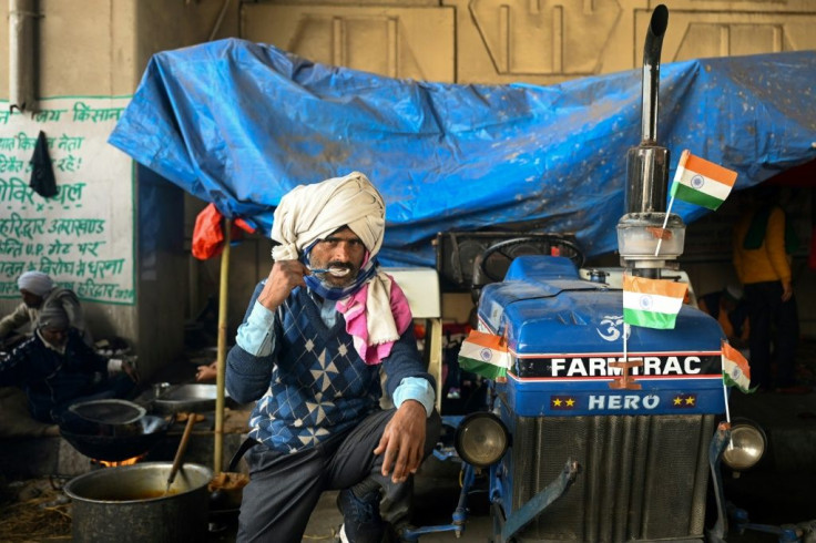 Farmers are trying to prove to the public that their campaign is a peaceful one, after a rally on Tuesday turned violent