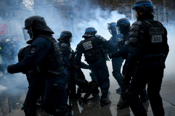Police and protesters clashed at some of the demos