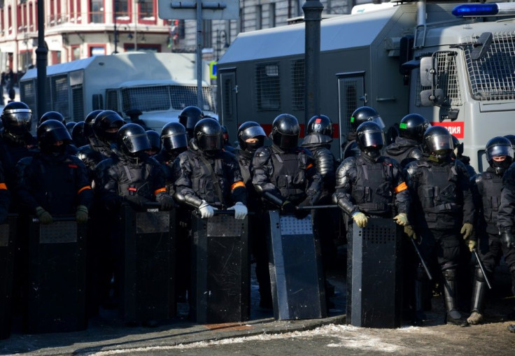 The first protests took place in the Far East, including the port city of Vladivostok where several dozen protesters gathered in the city'sÂ central square