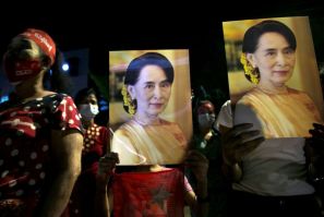 The constitution was written by the military junta before they left power, and is very controversial -- Suu Kyi's government has been trying to amend it