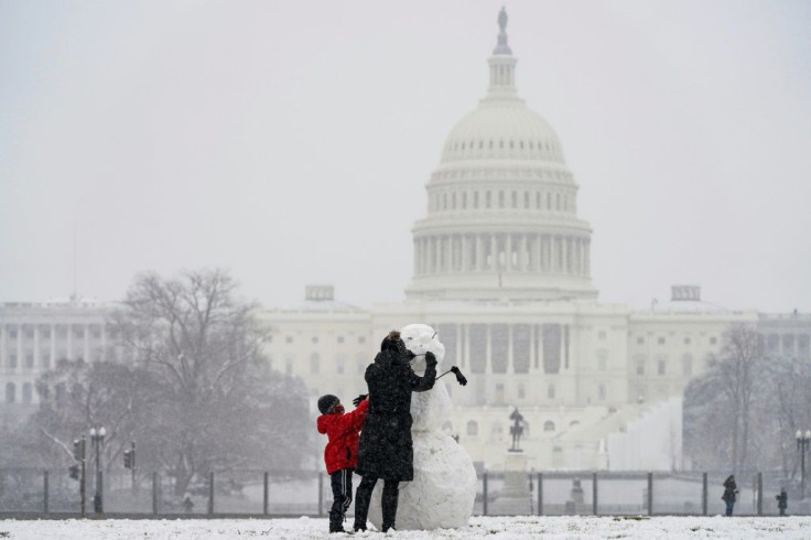 The US National Weather Service issued storm warnings across a swathe of the east coast home to tens of millions of people