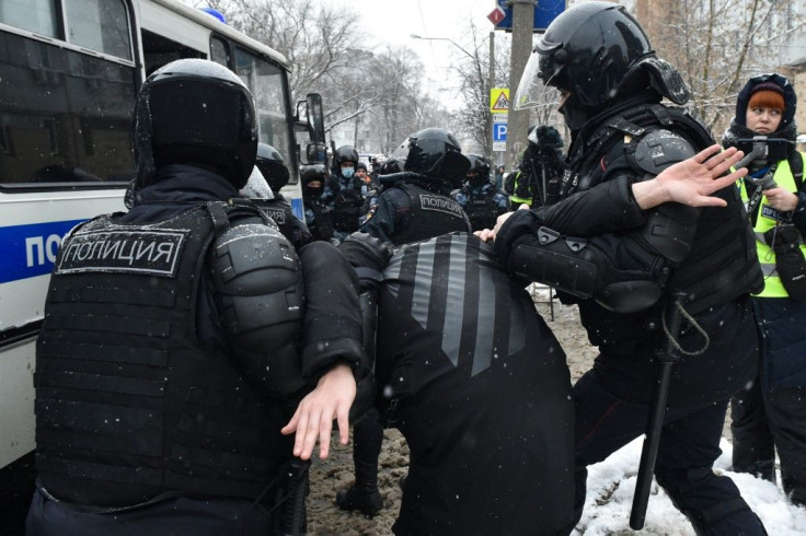 Over 5,000 people were said to have been detained at Sunday's protests