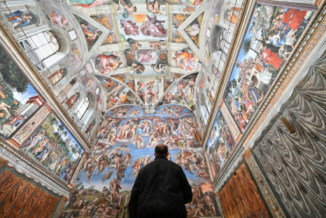 The Sistine Chapel normally welcomes hordes of tourists
