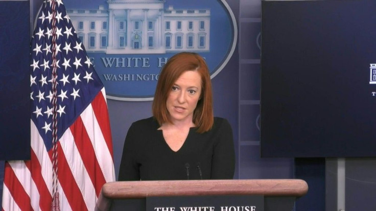The reversal of democratic progress in Myanmar "will necessitate an immediate review of our sanctions' laws and authorities, followed by appropriate action," White House Press Secretary Jen Psaki says. Duration:00:13