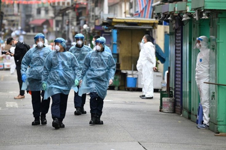 city leader Carrie Lam said the ambush lockdowns were "not a waste of manpower and money" despite no new cases being found