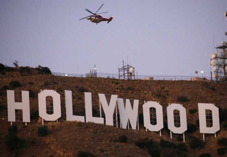 Pranksters changed the iconic Hollywood sign to read "Hollyboob"