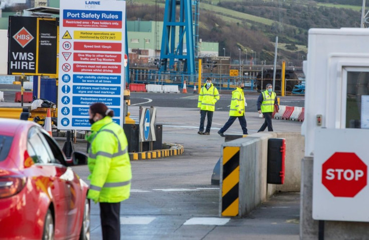 NorthernÂ Ireland'sÂ Department of Agriculture, Environment and Rural Affairs (Daera) said that regulatory animal-based food checks were dropped at Belfast and Larne ports "in the interests of the wellbeing of staff"