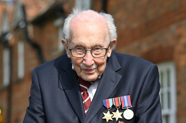 Sir Tom Moore raised £33 million by walking around his garden