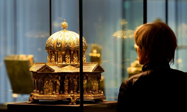 The Guelph Treasure, now exhibited in Berlin, was sold at discount prices to the Nazis in 1935 by a group of German Jewish art dealers.