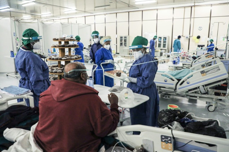 With some coronavirus patients treated in makeshift hospitals in Ethiopia, the country has launched a vaccine information campaign