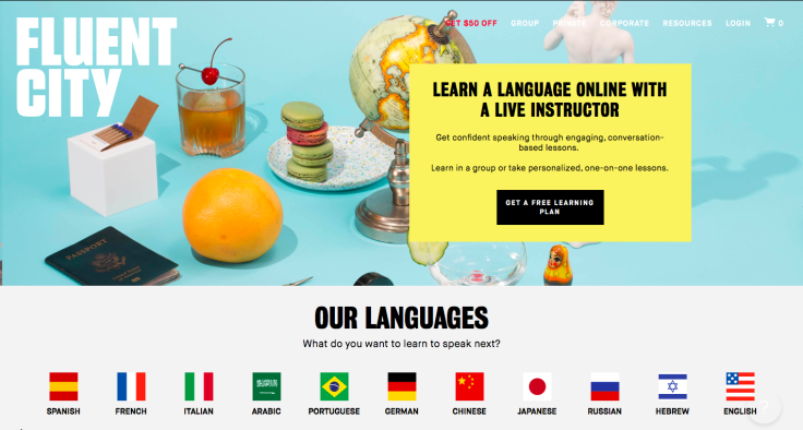 Fluent City makes it easy for you to learn another language.