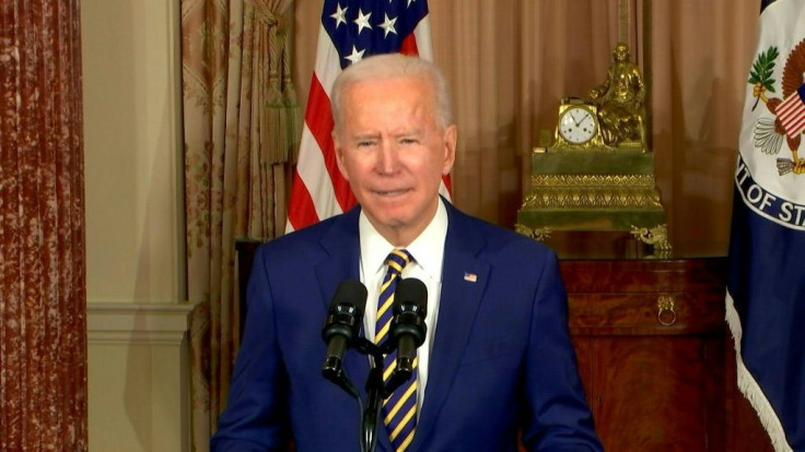 President Joe Biden says that the war in Yemen "has to end", pledging to terminate US support for Saudi-led offensive operations and to halt arms sales, during his first foreign policy address at the State Department.