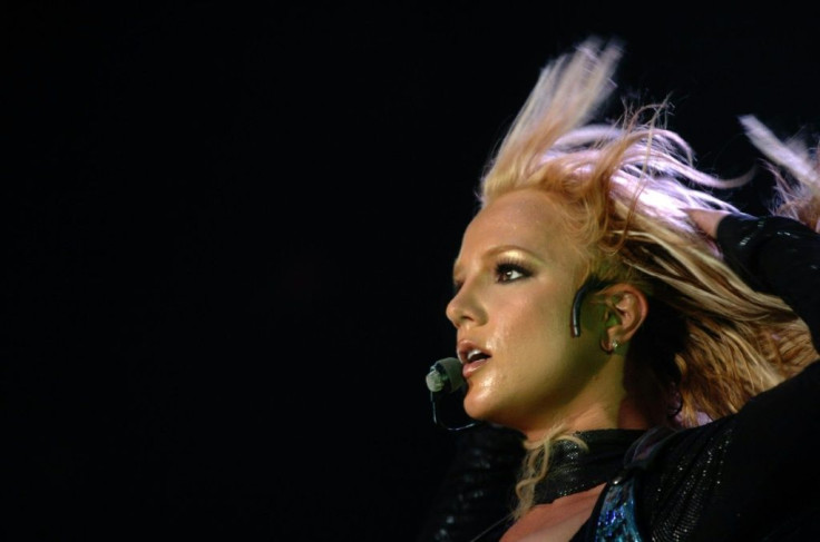 Britney Spears performing in Lyon in May 2004, years before her highly publicized breakdown