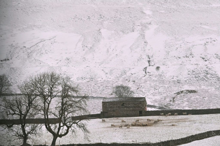 The UK was "starting to see the whites of the eyesâ of the storm, according to BBC weather