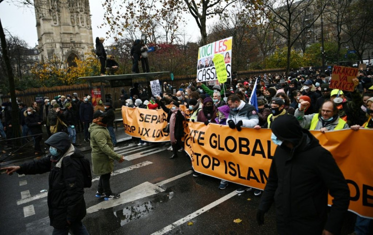 The report's author said the December 12 protest march in central Paris did not see "notable violence"