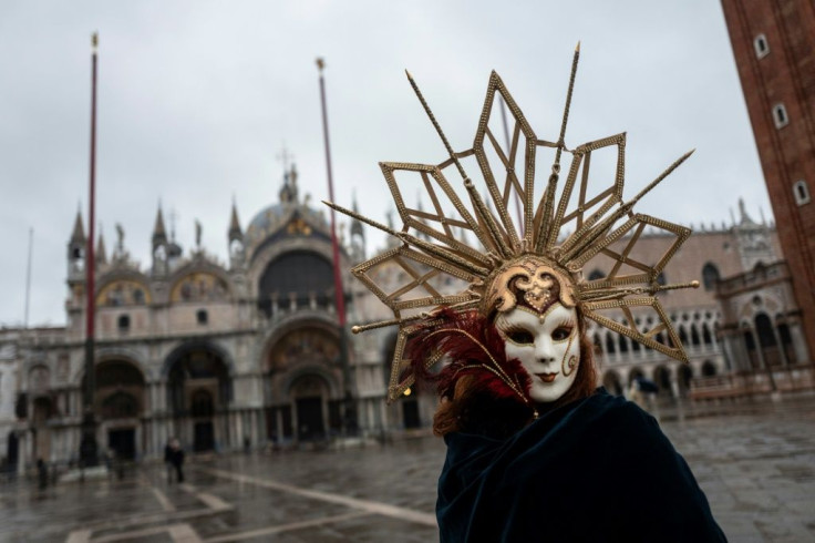 Venice kicked off its celebrated carnival this weekend - without the usual crowds of tourists