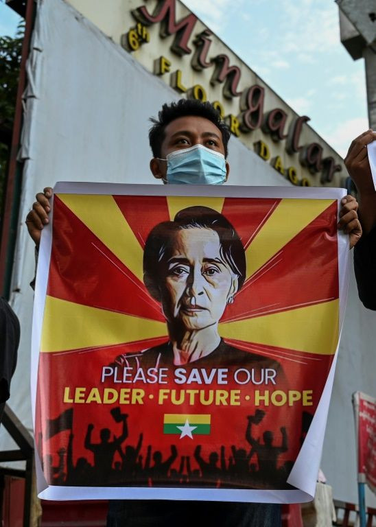 Myanmar's generals staged their putsch by detaining Suu Kyi and dozens of other top NLD leaders in pre-dawn raids