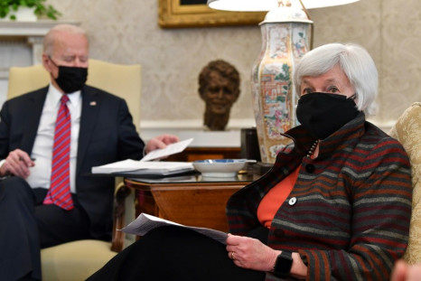 US Treasury Secretary Janet Yellen said President Joe Biden's rescue plan will get the economy back to full employment