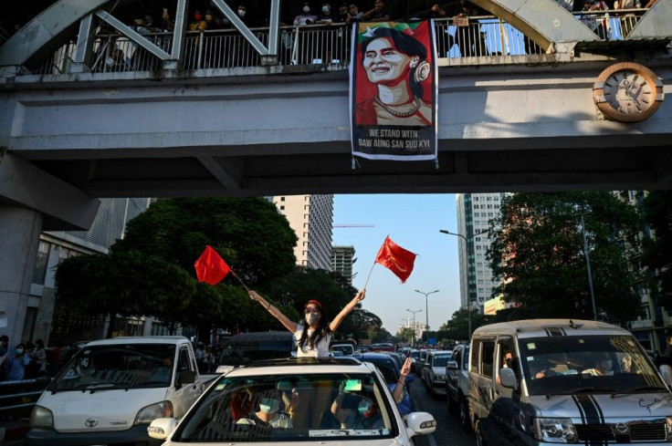 Myanmar's generals have imposed a ban on gatherings of more than five people in protest flashpoint sites