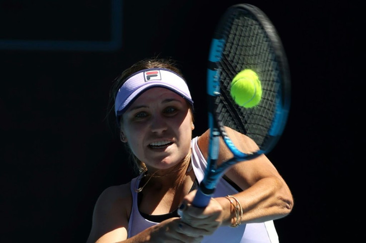 Defending champion Sofia Kenin came through a nervy first-round performance