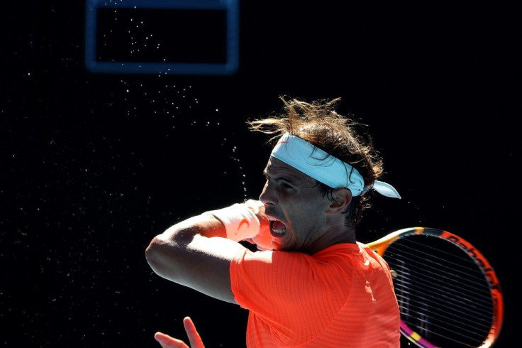 Spain's Rafael Nadal was a first-round winner against Serbia's Laslo Djere