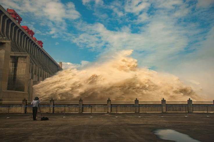 The Three Gorges Dam, a gigantic hydro-power project on the Yangtze river, in China