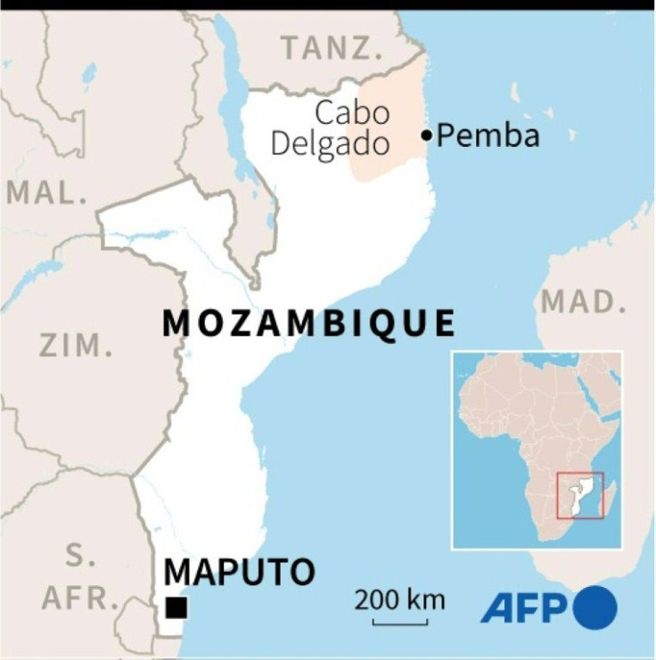 Mozambique locating Cabo Delgado province